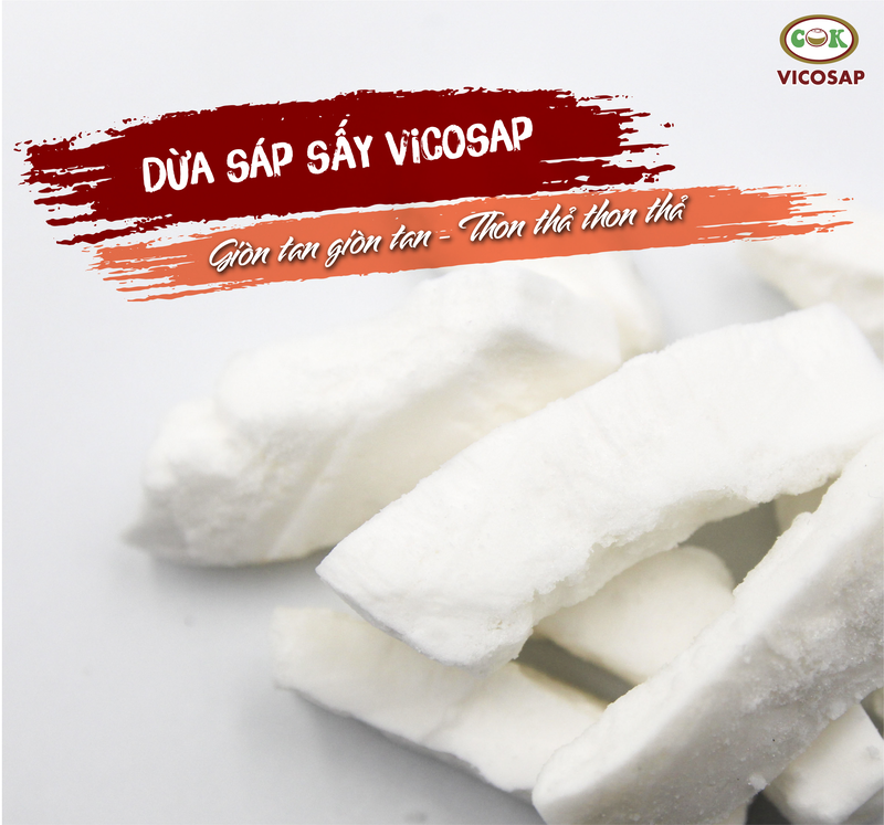 Dừa sáp sấy khô giòn tan [Hộp 25g]