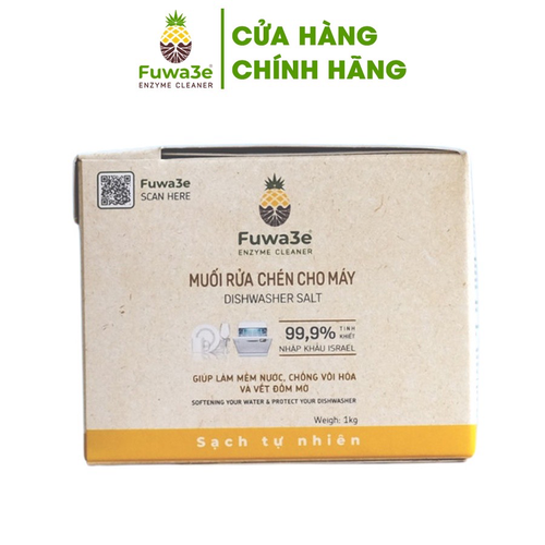 Muối rửa bát cho máy rửa chén bát Fuwa3e làm mềm nước 1kg