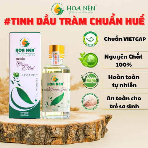 Tinh dầu tràm Huế nguyên chất  - 50ml Hoa Nén