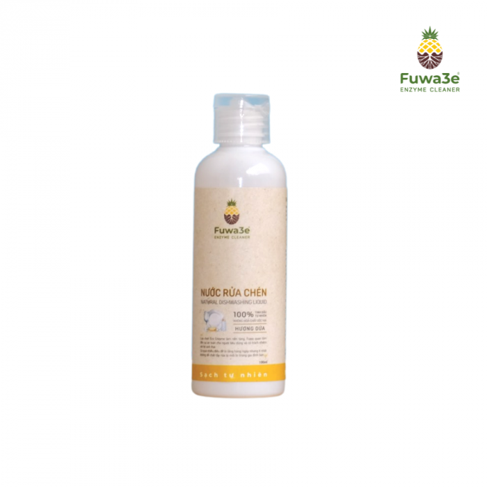 Nước rửa chén bát Fuwa3e hữu cơ Enzyme sinh học Organic 100ml - An toàn bảo vệ da tay