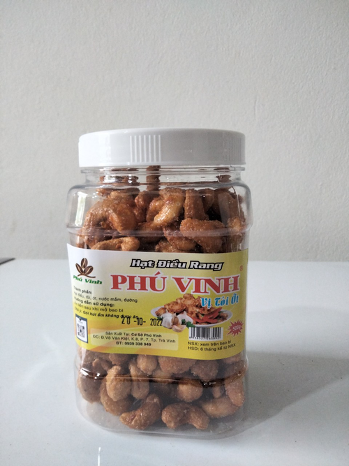 Hạt điều rang Phú Vinh 500gr