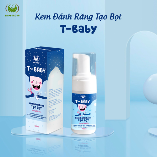 Kem Đánh Răng Tạo Bọt T-Baby - Hapi