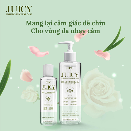 DUNG DỊCH VỆ SINH PHỤ NỮ JUICY (JUICY NATURAL FERMININE CARE)