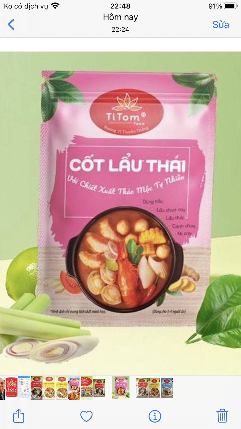 CỐT LẨU THÁI TITOM FOOD