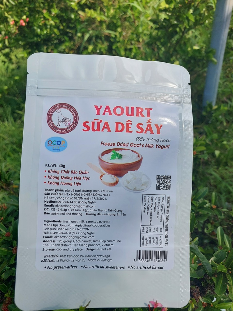 Yaourt sữa dê sấy thăng hoa