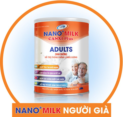 SỮA NANO+MILK ADULTS 400 Gram - Người Già