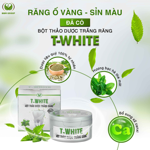 Bột Trắng Răng Thảo Dược Twhite