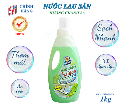 nước lau sàn 1kg hương chanh sả