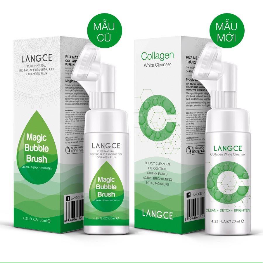 img-review-Cọ rửa mặt collagen thải độc tố kiềm dầu + Tặng tẩy tế bào chết da mặt