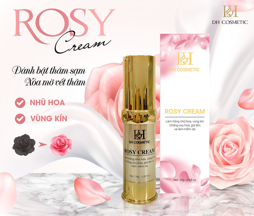 KEM LÀM HỒNG NHŨ HOA, VÙNG KÍN ROSYCREAM 18G - DIỄM HƯƠNG