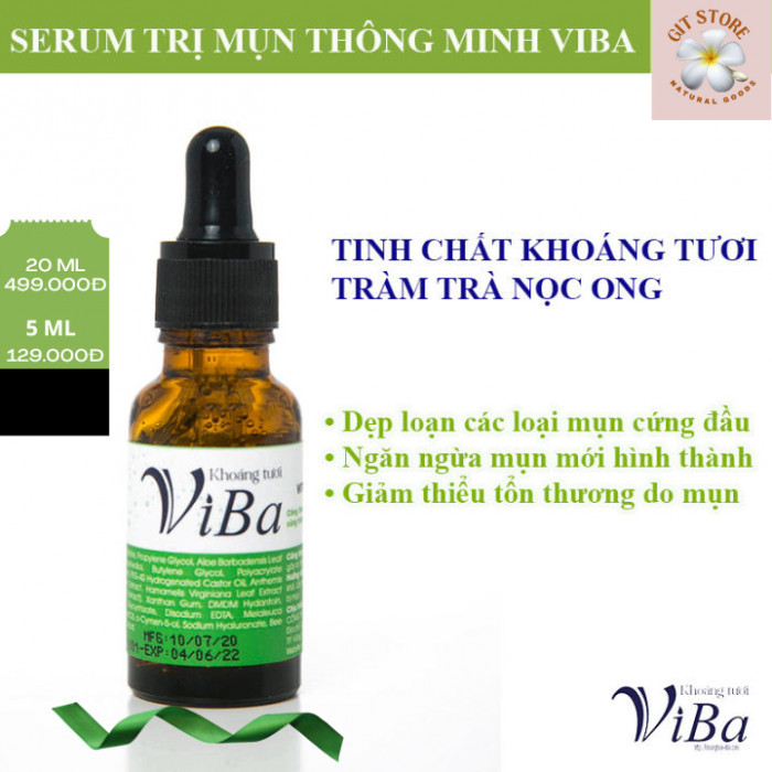Serum/tinh chất mụn VIBA 5ml - ngăn ngừa tổn thương da do mụn, ngừa mụn mới - Chieu Store