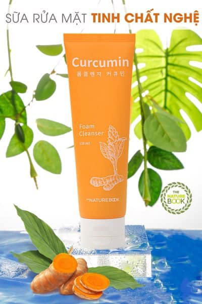 Sữa rửa mặt tinh bột nghệ Foam Cleanser Curcumin