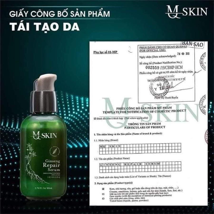 Tái tạo da nhân sâm MQ SKIN