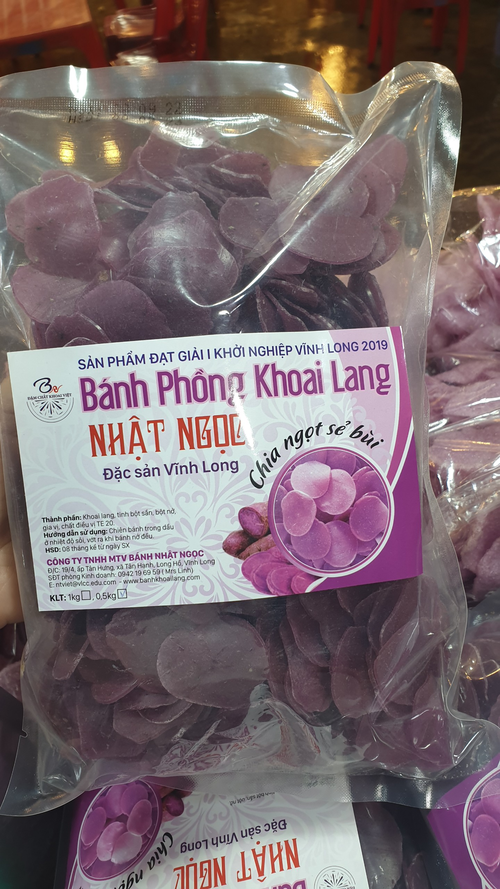 BÁNH PHỒNG KHOAI LANG (500 gr)