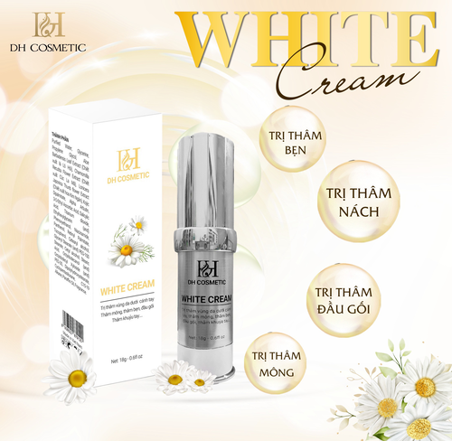 KEM TRỊ THÂM NÁCH BẸN KHỦY TAY CHÂN WHITE CREAM 18G - DIỄM HƯƠNG