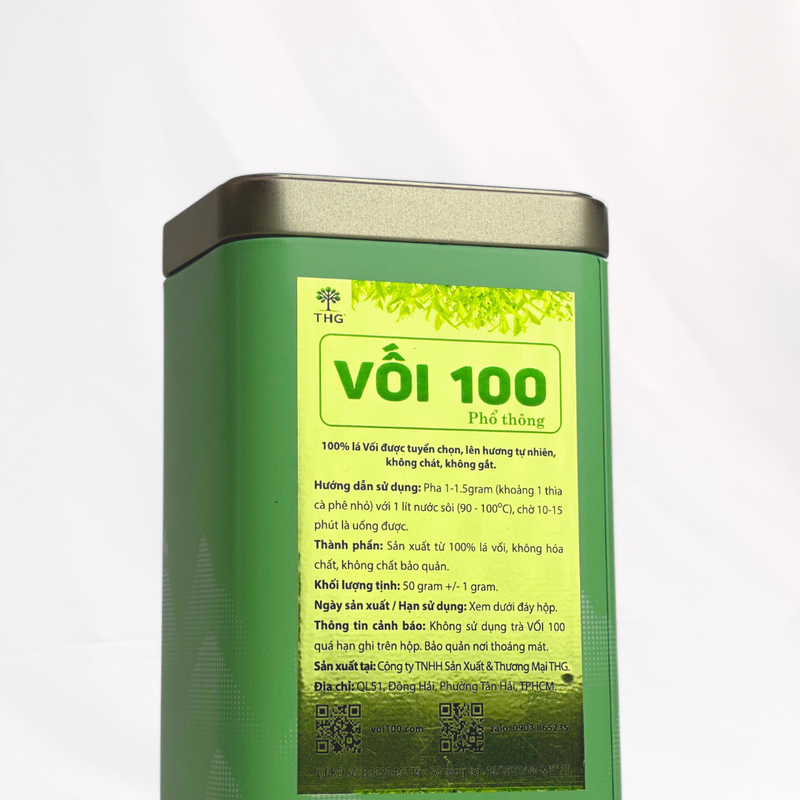 TRÀ VỐI 100 PHỔ THÔNG 150 GR