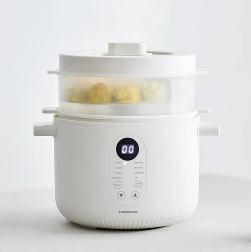 Nồi nấu chậm đa năng Locknlock Bianco Multi-function Slow Cooker 2.5L - EJP164IVY