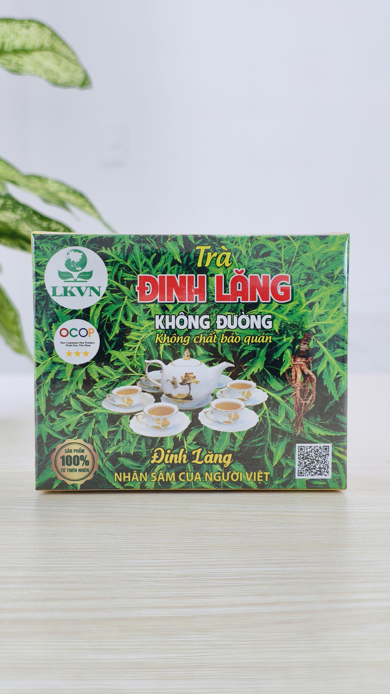 Trà túi lọc Đinh Lăng – Hộp (20 gói x 3g)