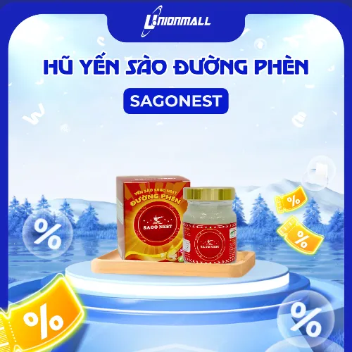 Yến sào SagoNest Đường Phèn - Hộp 1 Lọ