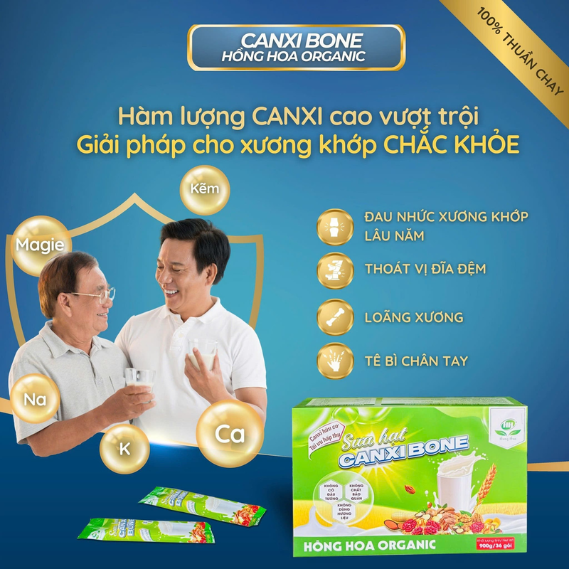 Sữa hạt Canxi Bone – Sữa hạt bổ sung canxi thuần chay