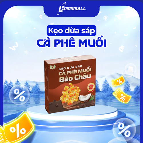 Kẹo Dừa Sáp Cà Phê Muối Bảo Châu 50g