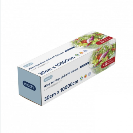 Combo 4 Màng bọc thực phẩm PE Shinsen 30 x 10000