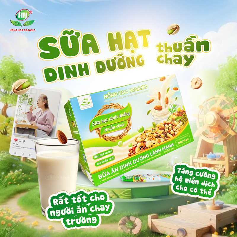 Sữa hạt dinh dưỡng thuần chay 41 vị hạt