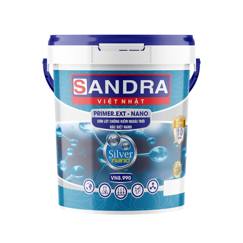 SANDRA- PRIMER EXT NANO Sơn lót chống kiềm ngoài trời đặc biệt Nano 6kg