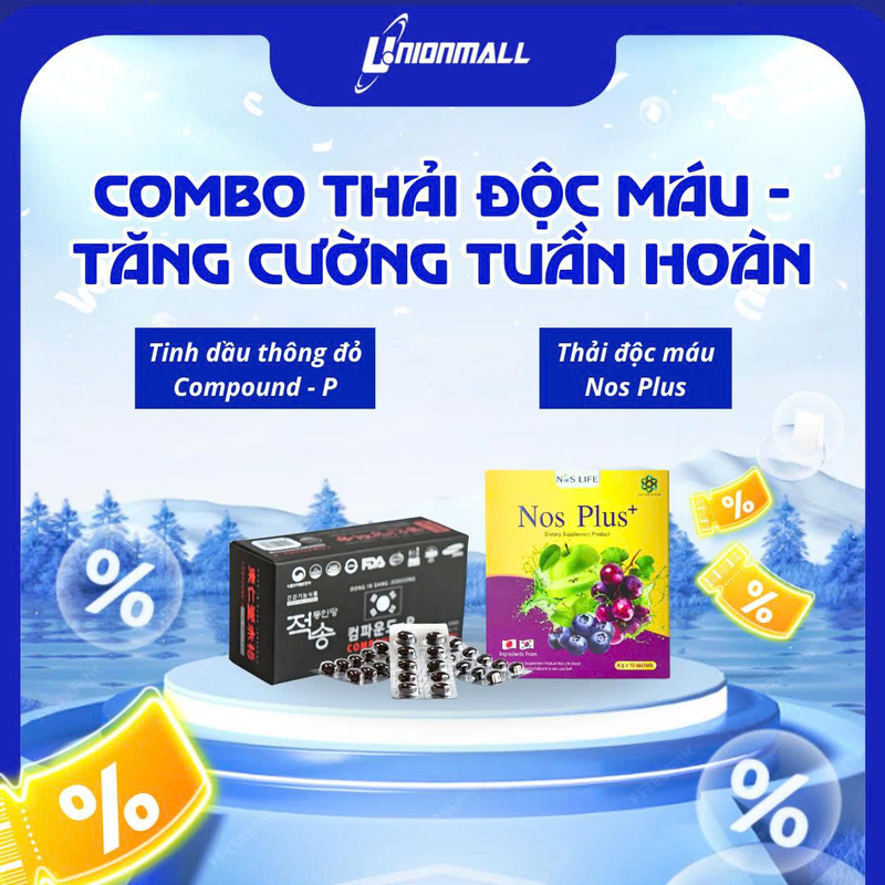 COMBO THẢI ĐỘC MÁU - TĂNG CƯỜNG TUẦN HOÀN