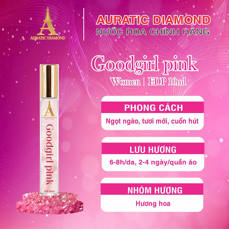 Good Girl Pink EDP – Nước Hoa Nữ Ngọt Ngào, Thanh Lịch & Mạnh Mẽ