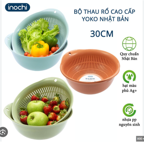 Bộ 5 Rổ cao cấp Yoko 30cm