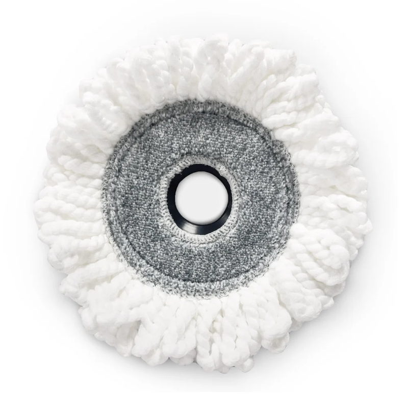 Bộ Cây Lau Nhà Mini Spin Mop & 4 Bông Lau Sàn - Màu Xanh Mint - LocknLock - ETM498MITS2
