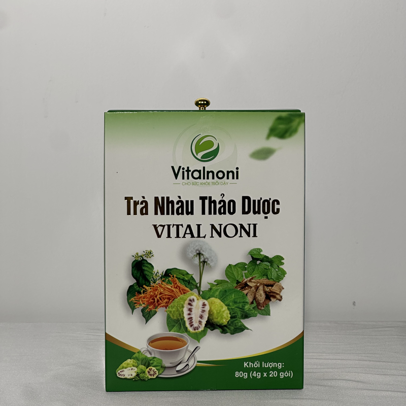Trà Nhàu Thảo Dược - Vitalnoni  ( Hộp 80gr)