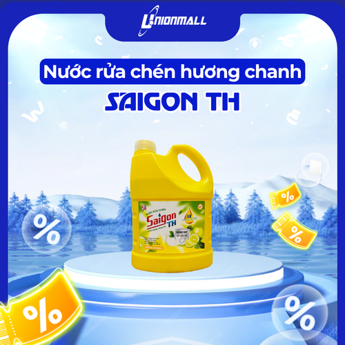 Nước rửa chén Saigon TH 1,5kg hương Chanh