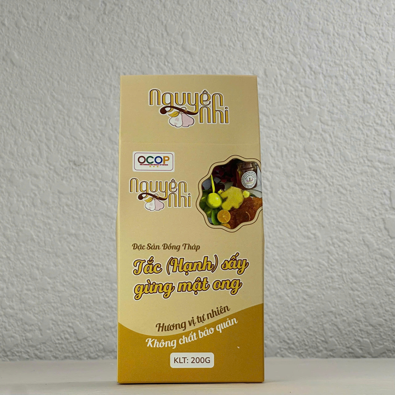 Tắc ( Hạnh ) sấy gừng mật ong ( đặc sản Đồng Tháp) - OCOP 3 sao