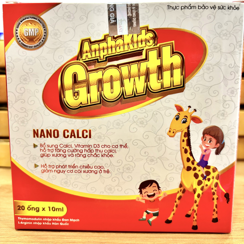 AnphaKids Growth Bổ sung Canxi cho bé