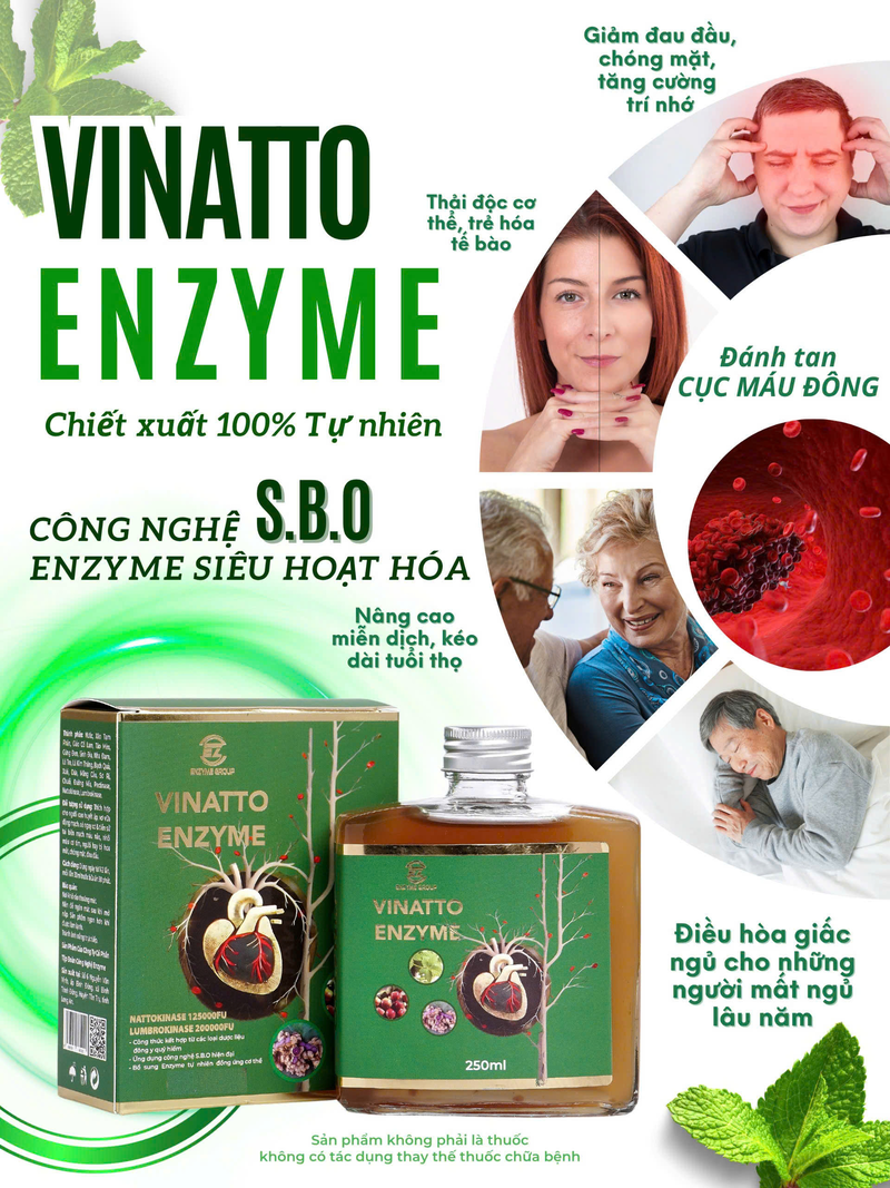 VINATTOENZYME ( HỖ TRỢ TIM MẠCH )