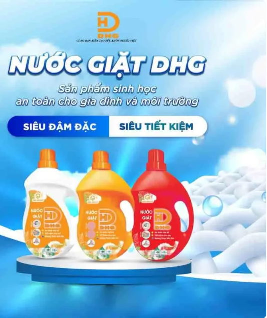 Nước giặt đậm đặc DHG (tiết kiệm chi phí )