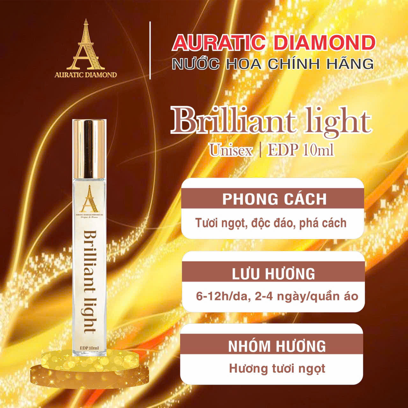 Brilliant Light – Nước Hoa Nữ Ngọt Ngào, Quyến Rũ & Gây Thương Nhớ