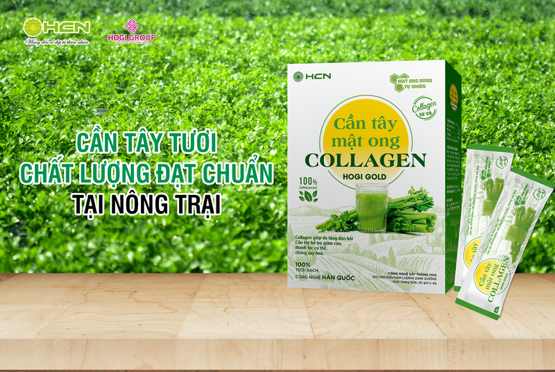 CẦN TÂY MẬT ONG COLLAGEN