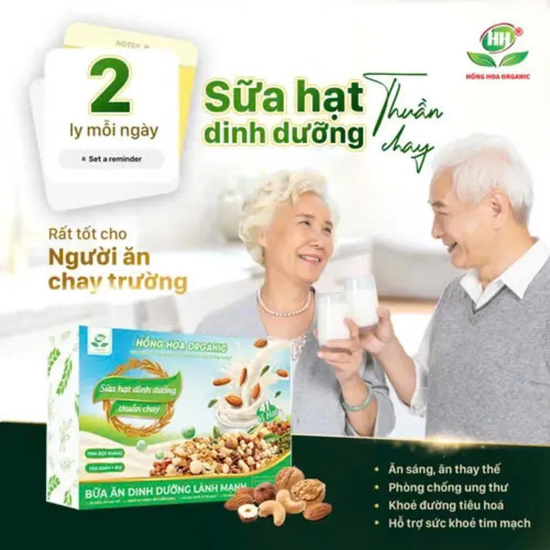 Sữa hạt dinh dưỡng thuần chay 41 vị hạt