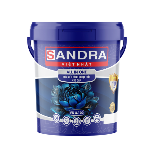 SANDRA -ALL IN ONE Sơn siêu bóng ngoại thất cao cấp 19kg