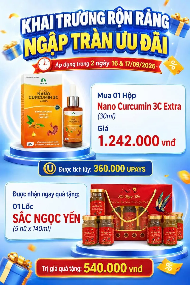 MUA 1 NANO CURCUMIN TẬNG NGAY 1 SẮC NGỌC YẾN 140ML