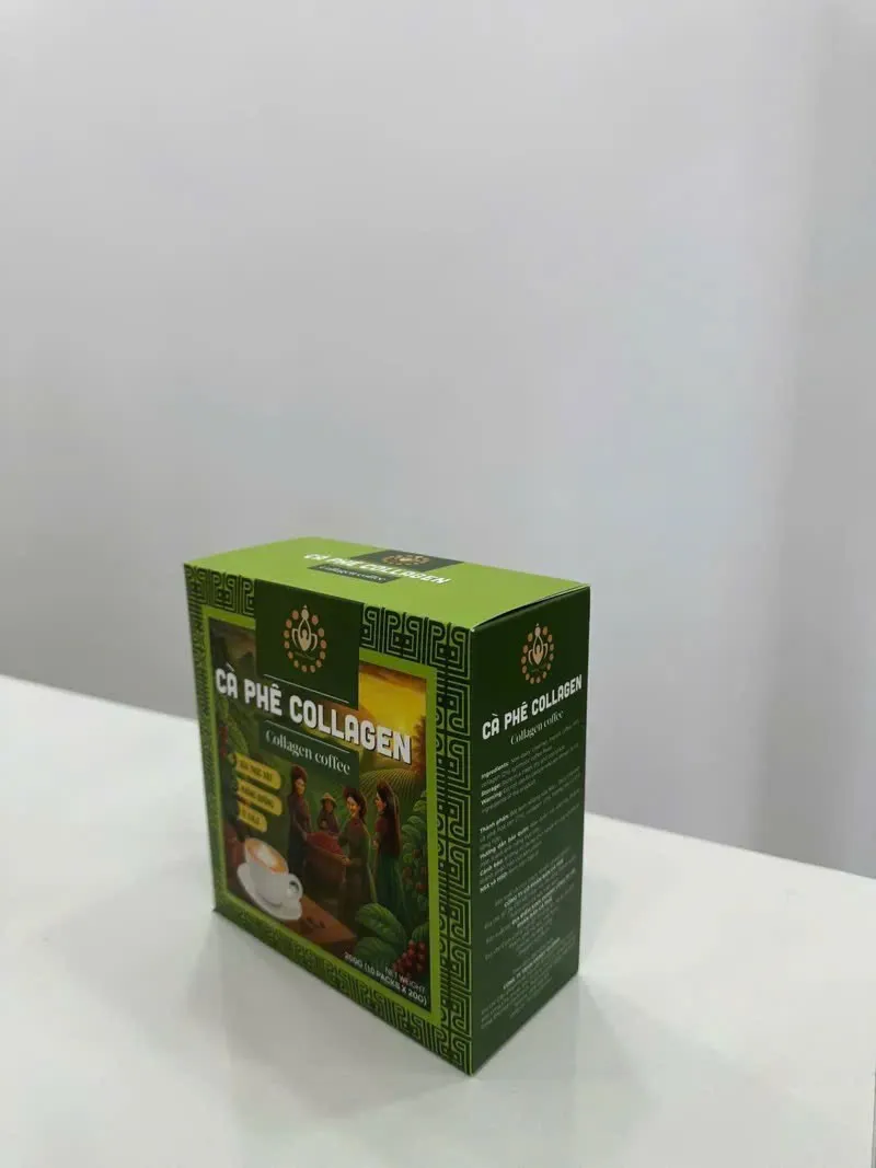 Cà phê collagen - Hỗ trợ làm đẹp da, giảm cân ( Hộp 10 gói / 20gr)