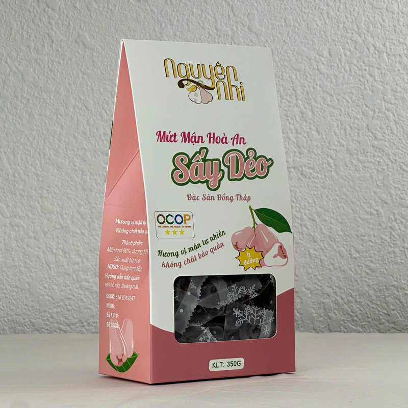 Mận sấy dẻo hộp 350gr ( đặc sản đồng tháp) - 0COP 3 sao