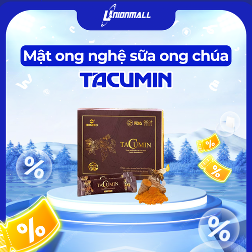 Mật ong nghệ sữa chúa Tacumin (Hộp 30 gói x 15g)