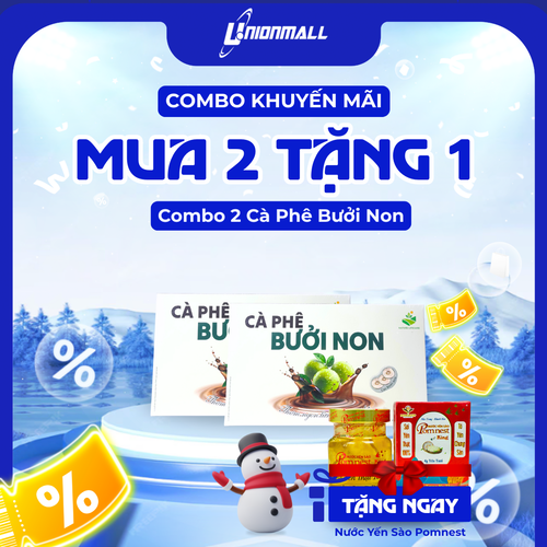 COMBO KHUYẾN MÃI MUA 2 HỘP CÀ PHÊ BƯỞI NON TẶNG 1 HŨ YẾN CHƯNG POMNEST