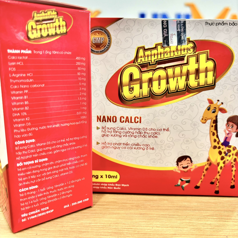 AnphaKids Growth Bổ sung Canxi cho bé