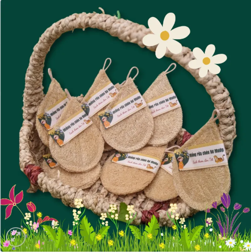 Miếng Rửa Bát Xơ Mướp