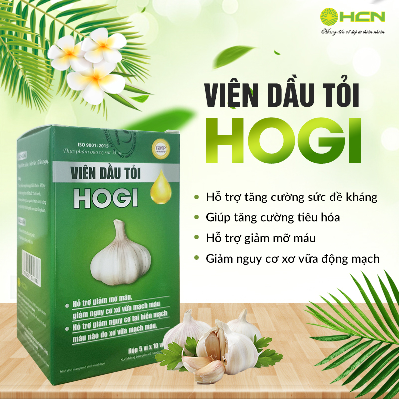 VIÊN DẦU TỎI HOGI - TĂNG SỨC ĐỀ KHÁNG